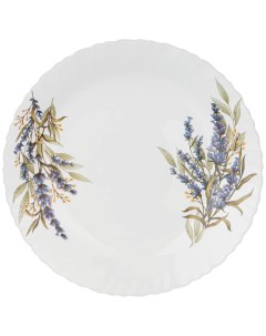 Тарелка обеденная lavender field 25 см 6 штук Agness