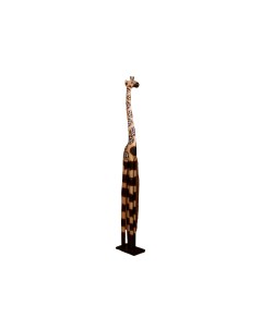Сувенир дерево Жираф с полосатыми ногами 14х22х150 см Sima-land