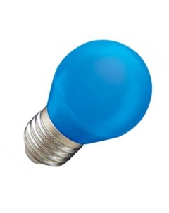 Лампа шар G45 E27 5W Синий матов K7CB50ELB Ecola