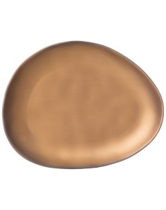 Тарелка закусочная bronze 25x19x2 5 см 3 штуки Bronco