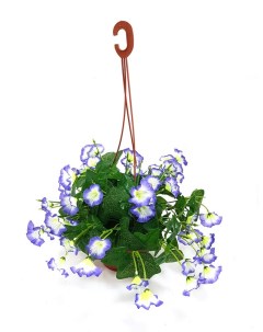 Искусственные цветы Петуния в подвесном кашпо Holodilova