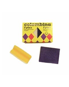 Губки для деликатных поверхностей 2 шт Colombina