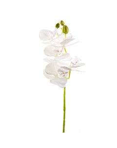 Цветок искусственный на ножке Орxидея белая 70см 9180108 Gloria garden