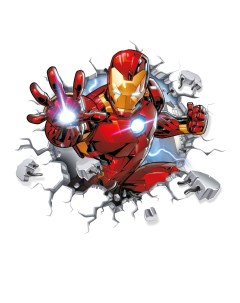 Наклейка интерьерная с 3D эффектом Marvel Марвел Железный Человек Priority