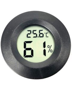Встраиваемый термометр с измерением влажности Т 1816 Черный Техметр