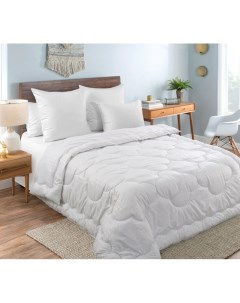 Одеяло 1 5 спальное 140х205 см Файбер микрофибра облегченное ОИ Текс-дизайн