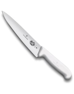 Нож разделочный лезвие 19 см белый Victorinox