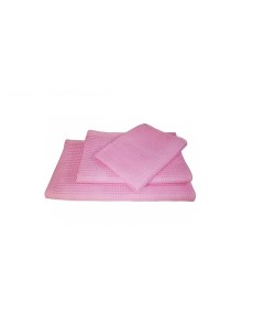 Полотенце вафельное 100х150см розовый Полокрон