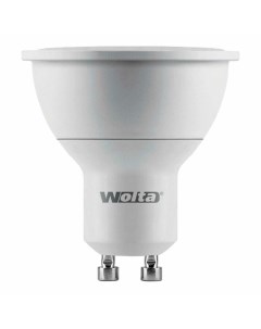 Лампа светодиодная GU10 8 Вт 3000 К софит матовая Wolta