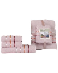 Набор полотенец bale розовый Karna