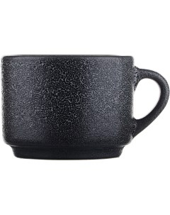 Чашка чайная Млечный путь 200мл фарфор белый черный Борисовская керамика