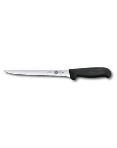 Нож филейный лезвие 20 см узкое черный Victorinox