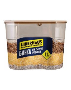 Банка для сыпучих продуктов 1 1 л Liberhaus