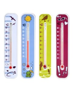 Термометр спиртовой для измерения температуры воздуха 3 x 14 x 0 8 см цвет в Giardino club