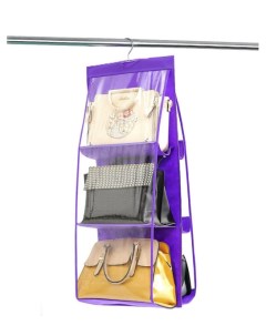 Органайзер для сумок Hanging Purse Organizer на 6 сумок Фиолетовый Markethot