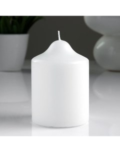 Свеча классическая 7х10 см белая Aroma home