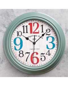 Часы настенные серия Интерьер Мариара d 30 см Рубин