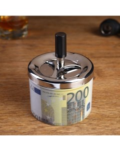 Пепельница бездымная 200 евро 9 х 12 см Nobrand