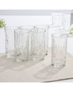 Набор стеклянных высоких стаканов ANNECY 350 мл 6 шт цвет прозрачный Luminarc