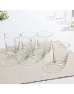 Набор стеклянных низких стаканов EIFFEL 300 мл 6 шт цвет прозрачный Luminarc