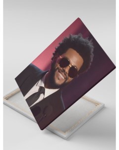 Картина на холсте The Weeknd Викенд Музыкант 30x40 Каждому своё