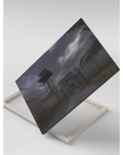 Картина на холсте Сталкер Stalker Чернобыль Припять 30x40 Каждому своё