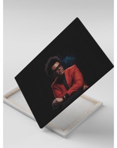 Картина на холсте The Weeknd Викенд Музыкант 30x40 Каждому своё