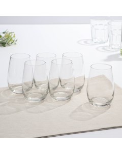 Набор стеклянных высоких стаканов HERMITAGE 370 мл 6 шт цвет прозрачный Luminarc