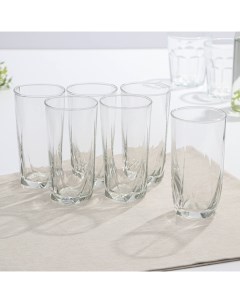 Набор стеклянных высоких стаканов EIFFEL 350 мл 6 шт цвет прозрачный Luminarc
