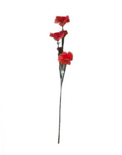 Цветок искусственный Гвоздика кустовая 5цветков 70см Flatel