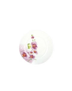 Тарелка десертная Орхидея 18 см круг Коралл