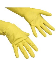 Перчатки Vileda для профессиональной уборки многоцелевые размер L цвет желтый 8 шт Nobrand