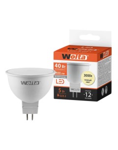 Светодиодная лампа 25Y MR16 GU5 3 3000 K 5 Вт Wolta