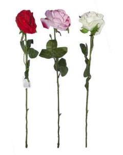 Искусственный цветок Роза бархат 50 см Flatel