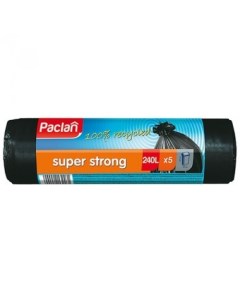 Мешки для мусора Super Strong 5 шт 240 л Paclan