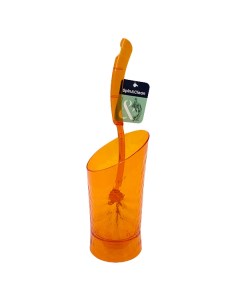 Ерш туалетный Vogue со стаканом янтарно оранжевый SC340611099 Svip