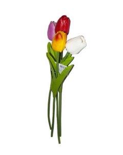 Искусственный цветок Тюльпан реалистик 44 см Flatel