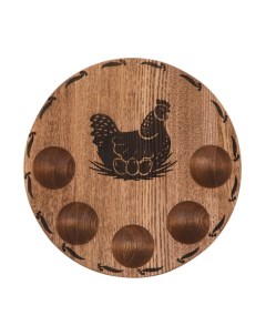 Подставка для яиц деревянная пасхальная тарелка 962476 Collaba time