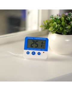 Термометр LTR 13 электронный выносной датчик 90 см белый Luazon home
