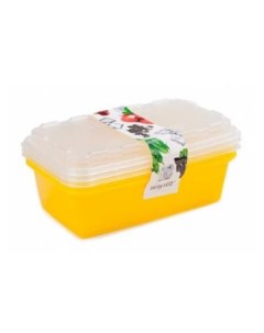 Набор контейнеров для заморозки Zip mix 1 2 лимон Беросси