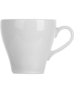 Чашка Паула чайная 280мл 90х90х90мм фарфор белый Lubiana