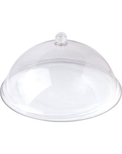 Крышка клош баранчик для тарелки 350х350х145мм поликарбонат прозрачный Ilsa