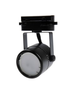 Трековый светильник под лампу Gu10 круглый корпус черный Luazon lighting