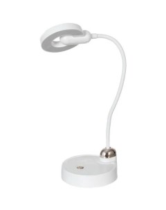 Настольная лампа Блум LED 3Вт АКБ USB белый Risalux
