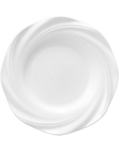 Тарелка мелкая 285х285х33мм фарфор белый Narumi