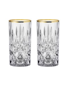 Набор высоких стаканов 2 шт 375 мл Noblesse gold 104031 Nachtmann