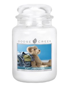 Ароматическая свеча Soft Linen Breeze Мягкий льняной бриз 680г Goose creek