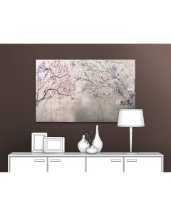 Картина на стену для интерьера Живописные ветки деревьев 35х22 см Первое ателье