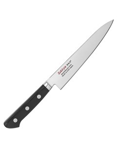 Кухонный нож Осака универсальный односторонняя заточка сталь 26 5 см 4072481 Sekiryu