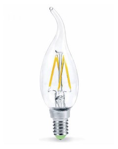 Лампочка LED Свеча на ветру Deco Е14 7W 230V 6500К 630Lm 4690612034997 In home